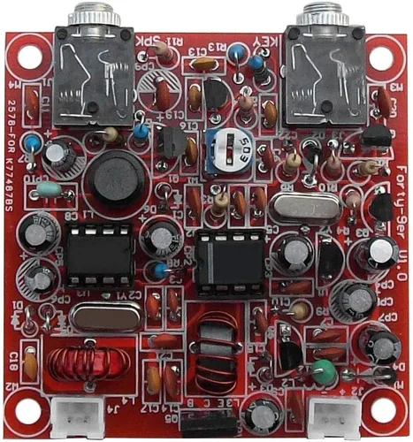 Vista 8 de Transmisor de radio de onda corta para recibir 49er accesorios de 3 W, kit de radio CW plplaaoo HAM Radio QRP Kit CW Radio CW Radio CW Transmisor