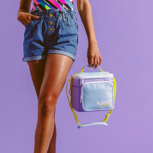 Vista 8 de Igloo Bolsa de Almuerzo Retro Cuadrada Refrigeradora
