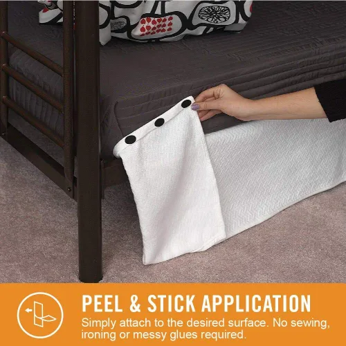 Vista 3 de VELCRO Brand para telas Cinta adhesiva de tela permanente con parte posterior pegajosa para alteraciones y dobladillo Desenganchar y pegar - Sin