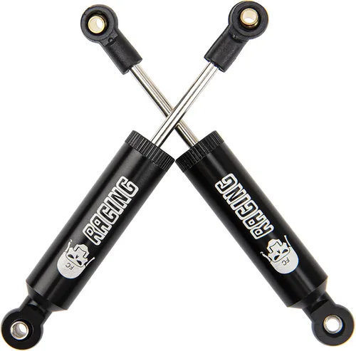 Vista 3 de Amortiguador de amortiguador interno de 3.543 in, amortiguadores de aleación de aluminio compatibles con Axial SCX10 90046 HSP HPI Traxxas TRX4 Negro