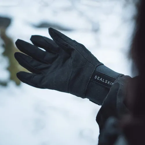 Vista 13 de SEALSKINZ Guantes impermeables de ojo de dragón para hombre