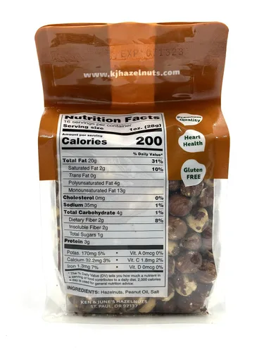 Vista 2 de Avellana asada/salada - Bolsa de 16 Oz