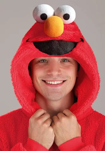 Vista 6 de Sesame Street Adult Elmo Onesie Costume