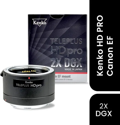 Vista 4 de KENKO - Teleplus 2X HD Pro DGX Teleconvertidor para Canon EF - Negro