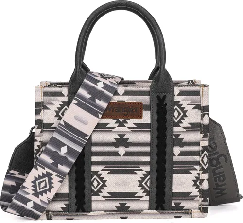 Vista 2 de Wrangler - Cartera para tarjetas de crédito para mujer, estilo bohemio, azteca, con bolsillo con cremallera