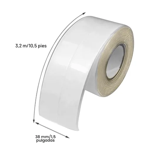 Vista 2 de Cinta de Calafateo Autoadhesiva, Cinta de Calafateo para Baño Tira Selladora Tira de Calafateo, Cinta de Sellado Impermeable de Calafateo para Baño