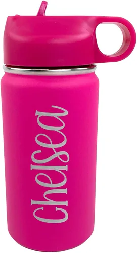 Vista 11 de The Crafty Engineer Botella de agua personalizada para niños (negro)