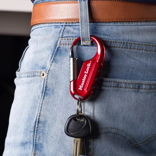 Vista 2 de Master Lock Cerradura de mochila 1548DCM, establece tu propia cerradura de combinación, los colores pueden variar