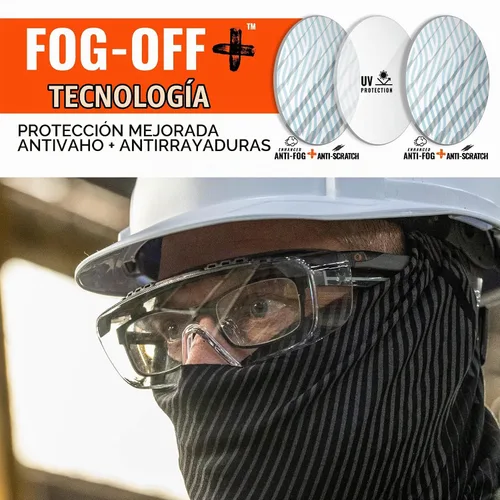 Vista 4 de Ergodyne Skullerz OSMIN OTG - Lentes de seguridad, antiniebla, antiarañazos
