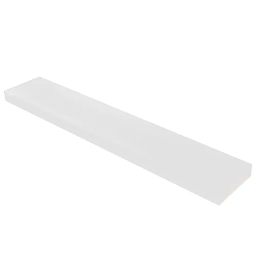 Vista 14 de Bloque de HDPE Blanco PE Polietileno Rectangular Sólido Plástico Bloque de Golpeo de Alta Densidad Hoja Ideal para Proyectos de Bricolaje
