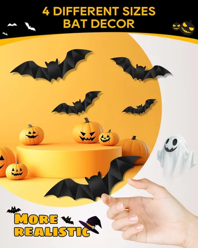 Vista 4 de eZAKKA Mantel de encaje negro para Halloween, 53x68 pulgadas