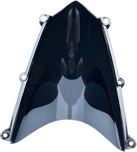 Vista 5 de Deflector de flujo de aire de doble burbuja para parabrisas de motocicleta, compatible con Honda CBR600RR 2007-2012