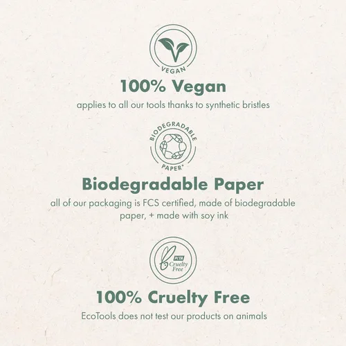 Vista 7 de EcoTools Buff + Cepillo de baño pulido, mango largo para limpiar y exfoliar la espalda y zonas difíciles de alcanzar, cepillo de ducha ecológico que