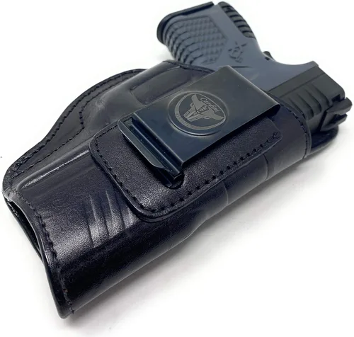 Vista 8 de Cardini - Funda de piel prémium IWB para Glock 23, 19, Sig P320, P229, P225, P250