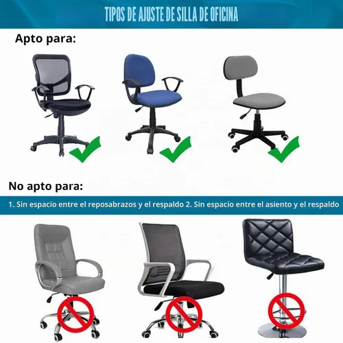 Vista 5 de Smiry Fundas de asiento impresas para silla de computadora de oficina, ajuste elástico, universal para silla giratoria de escritorio, lavables, Beige