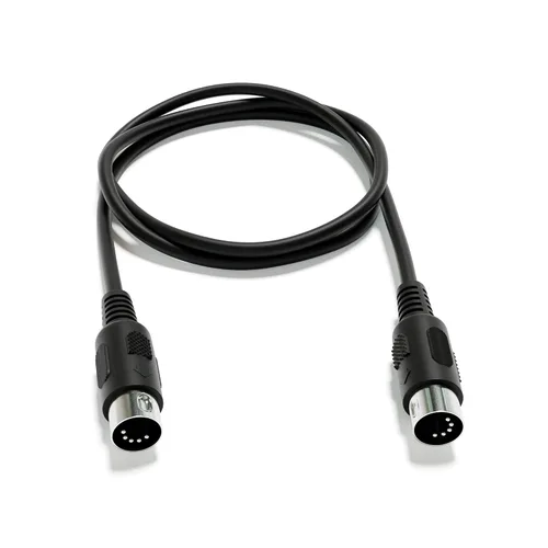 Vista 11 de Cable de audio de extensión MIDI - DIN de 5 pines - macho a macho/hembra [macho a hembra 100 cm - 39,37"]