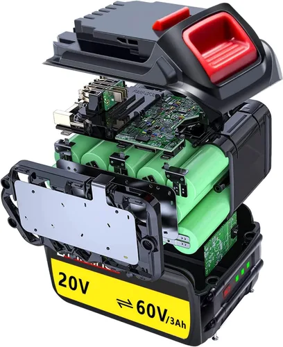 Vista 4 de DTK DCB609 - Repuesto para batería Dewalt de 60 V, DCB609 DCB606 DCB612 180Wh para baterías de 20 V 60 V, 2 paquetes