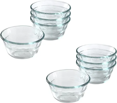 Vista 2 de Pyrex - Tazas para flan., Transparente
