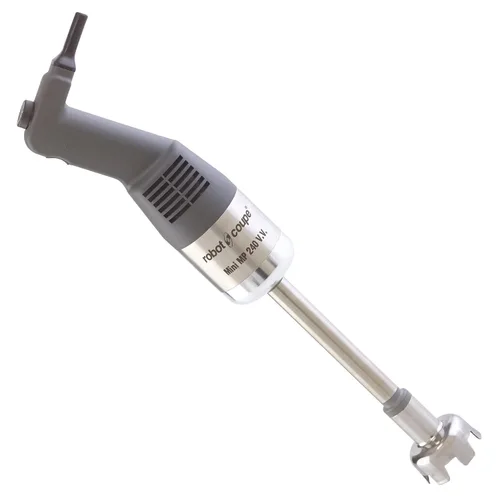 Vista 2 de Robot Coupe MMP240COMBI - Mini mezclador de potencia de velocidad variable con brazo/eje de 10 pulgadas y batidor de 7 pulgadas, 120 V, gris