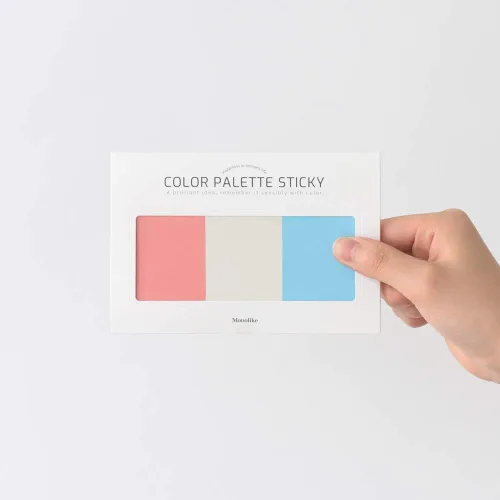 Vista 6 de Monolike Paleta de colores pegajosos sólidos 301 B Set 4p - Bloc de notas autoadhesivo 30 hojas