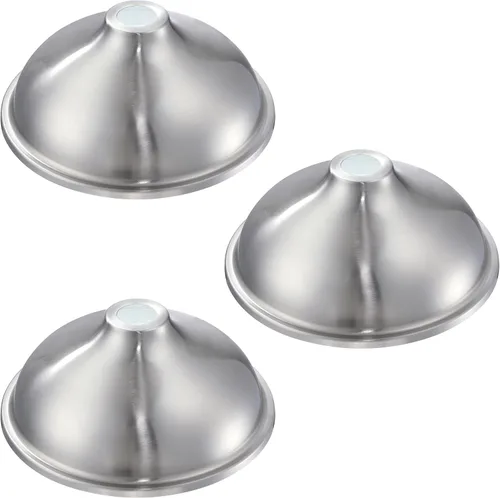 Vista 10 de 12" Brushed Nickel Dome Replacement Shade Metal Farmhouse Pendant Light 2 Pack E26 Base
