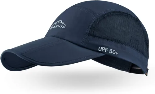 Vista 7 de ELLEWIN Gorra de béisbol unisex UPF 50 sin estructura, con pico grande y plegable