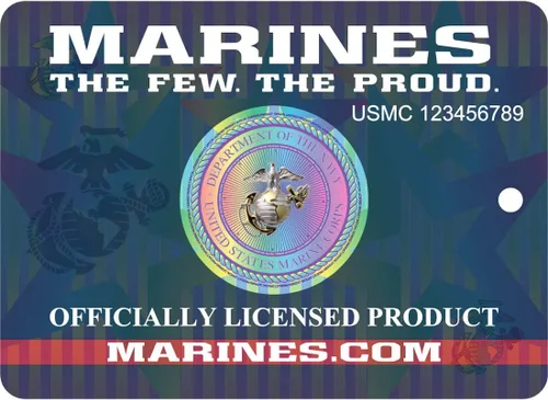 Vista 2 de zerogravitee Sudadera con capucha USMC con cremallera completa en gris deportivo