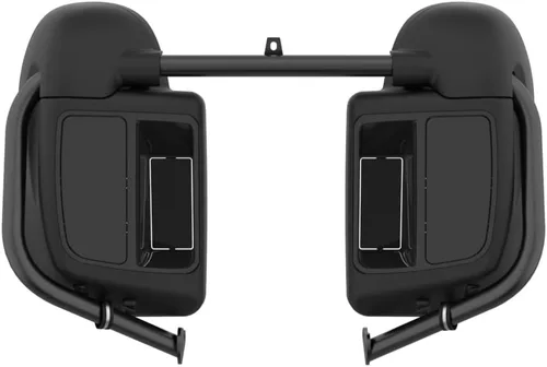Vista 24 de Kits de calentadores de piernas con ventilación y combinación de color con guantera para Harley Davidson Touring Street Road King Glide FLTR 2014