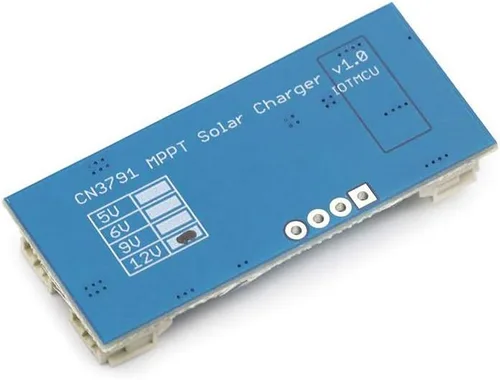 Vista 2 de Taidacent CN3791 Cargadores solares MPPT cargador de batería solar 6V 12V MPPT controlador de carga solar 3.7V 4.2V 2A Li módulo de placa de carga