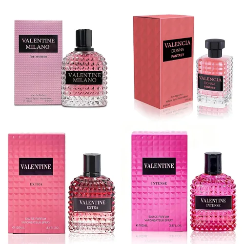 Vista 22 de A CENTER Juego de perfume de 4 piezas para mujer, set de regalo