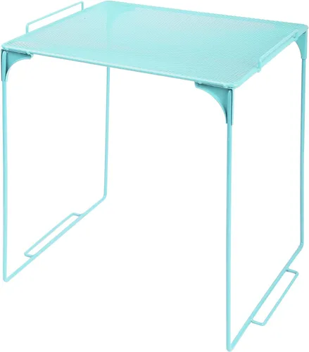 Vista 21 de Estante organizador de casillero apilable extra para casillero escolar, organizador de armario de almacenamiento, accesorios adecuados para la Negro