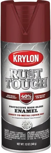 Vista 19 de Krylon 'Rust Tough' Esmalte preventivo anti-corrosión , almendra