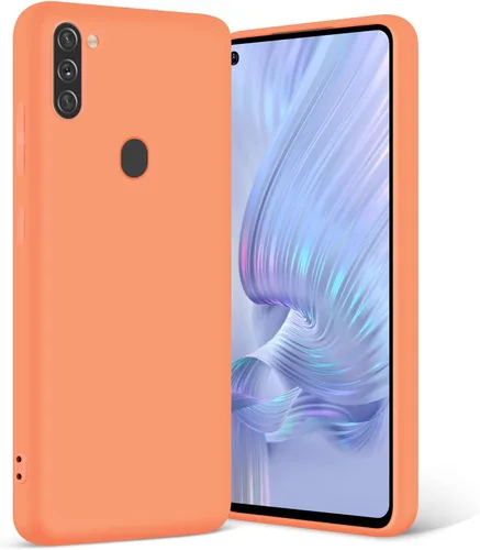 Vista 9 de Funda TPU de silicona líquida para Samsung Galaxy A11, gris