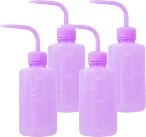 Vista 16 de Paquete de 4 botellas de lavado de tatuajes con difusor de chorro de agua (negro, 5.1 fl oz)