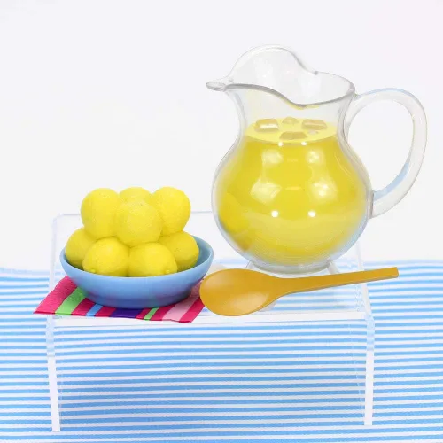 Vista 6 de Juego de postres y limonada fresca de 21 piezas de Sophia's para muñecas de 18 pulgadas, multicolor Set de magdalenas y limonada fresca