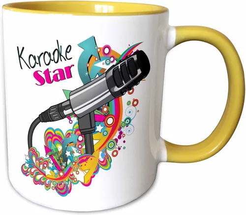 Vista 13 de 3D Rose 115368_4 - Taza de cerámica de dos tonos, 11 onzas, color negro y blanco