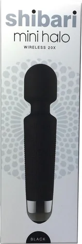 Vista 3 de Shibari Mini Vibrador Halo, Masajeador de Varita, Inalámbrico, Silencioso, Alta Potencia e Impermeable, Estimulación del Clítoris por Vibración