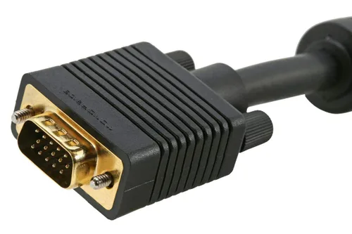 Vista 2 de Monoprice Cable de monitor SVGA Super VGA M/M de 1.5 pies con ferritas (chapado en oro)