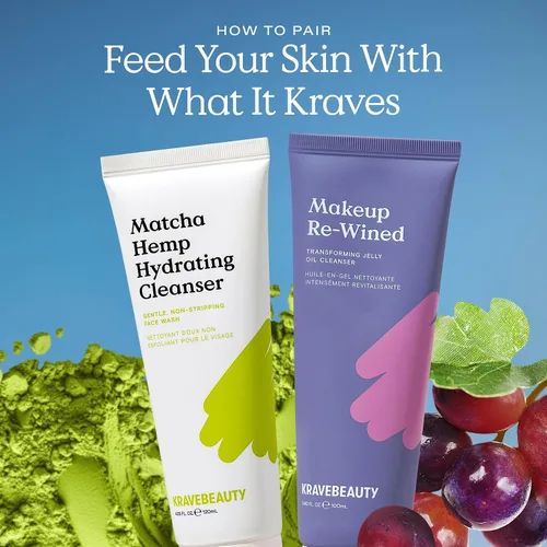 Vista 7 de KraveBeauty Limpiador Hidratante de Matcha y Cáñamo – Limpiador Facial Diario Suave Inspirado en Corea, Hidratante y No Agresivo, Cáñamo y Matcha