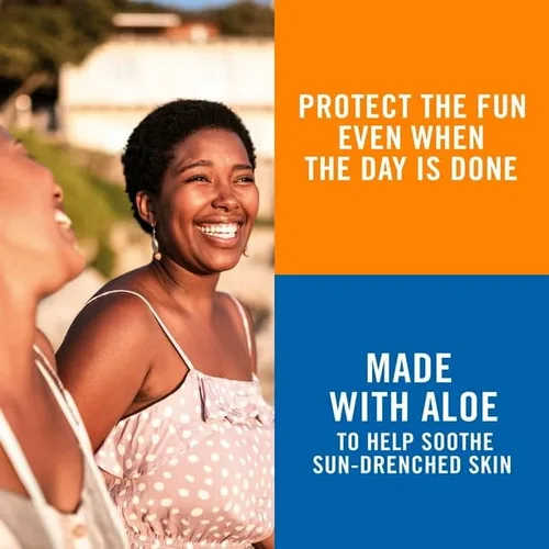 Vista 3 de Gel de aloe calmante After Sun para aliviar quemaduras solares, protección para toda la piel después del sol, 16 onzas líquidas, formulado con aloe