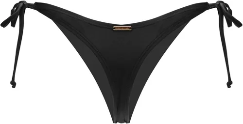 Vista 4 de Relleciga - Tanga de baño tipo bikini para mujer con amarres laterales