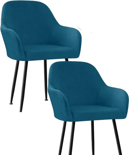 Vista 11 de Fundas protectoras de terciopelo elástico para sillas de comedor con brazos y respaldo curvado pequeño, juego de 6/4/2 para cocina, oficina, hogar