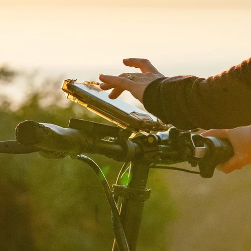 Vista 7 de Delta - Soporte de bicicleta para funda de smartphone, iPhone Android Samsung HTC, impermeable