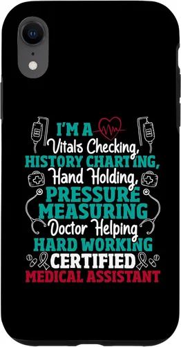 Vista 9 de iPhone 12 Mini Asistente Médico Certificado - Funda CMA de Verificación Vital Nurse Life