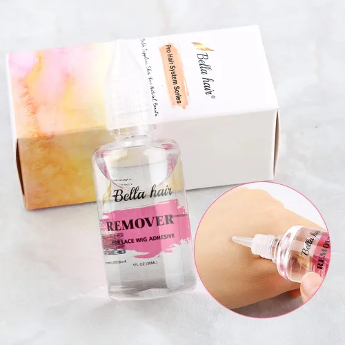 Vista 3 de Bella Hair Removedor de pegamento para peluca, extensiones adhesivas de acción rápida, solvente suave para reemplazo de cabello, pelucas de encaje
