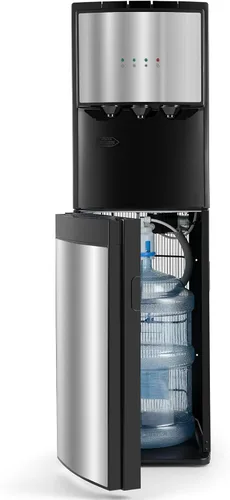Vista 10 de Dispensador de agua de carga inferior de 5 galones con agua fría caliente y temperatura ambiente