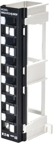 Vista 7 de Tripp Lite Panel de conexiones de montaje en pared de 12 puertos para conectores Keystone UTP, puertos giratorios giratorios, instalación vertical u