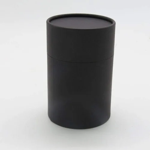 Vista 10 de WENPACK Paquete de 12 tubos de cartón con tapa, recipiente redondo de cartón (2.44 pulgadas de profundidad x 2.36 pulgadas de alto, Kraft)
