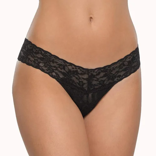 Vista 2 de Hanky Panky Signature Lace Original Rise Thong 2 Pack, talla única (4-14)