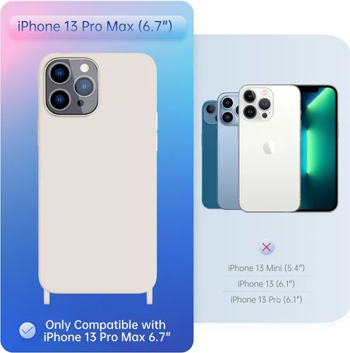 Vista 347 de Funda compatible con iPhone 8 Plus, iPhone 7 Plus/6 Plus/6S Plus con cordón, funda cruzada para iPhone con correa ajustable de silicona para iPhone